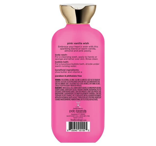 Bodycology Pink Vanilla Moisturizing Body Wash 473 ml