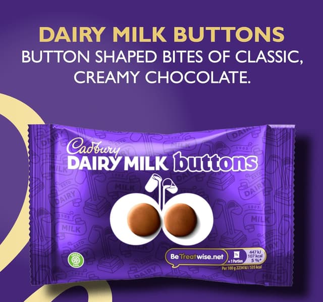 Cadbury Dairy Milk Buttons 40 G