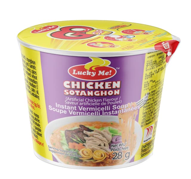 Lucky Me Bowl Sotanghon Chicken Soup 28 G