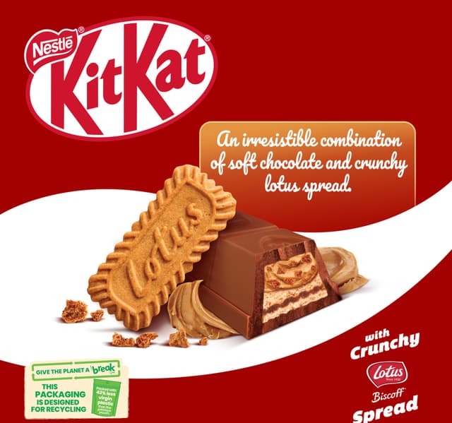 Nestle Kitkat Mini Moments With Lotus Biscoff 7 Pcs 2 X 116 2 G