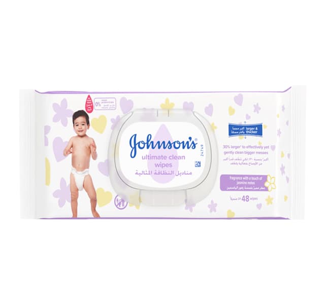 Johnson S Jasmine Ultimate Clean Baby Wipes 48 Pcs 2 2