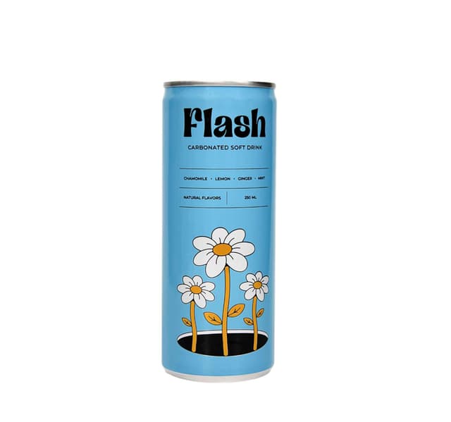 Flash Carbonated Soft Drink Can 250 Ml