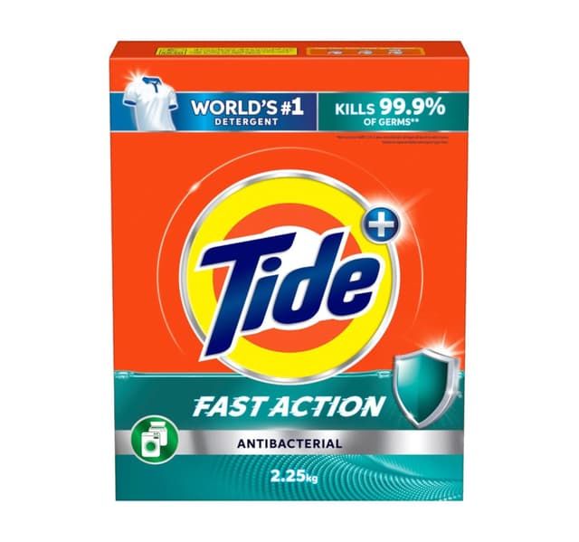 Tide Automatic Antibacterial Washing Powder Value Pack 2 25 Kg