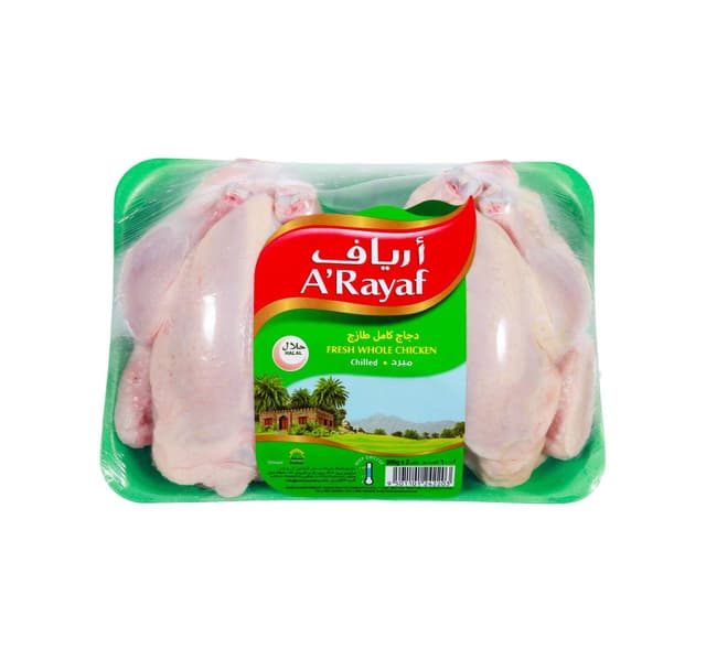 A'Rayaf Farm Fresh Whole Chicken 2 x 900 g