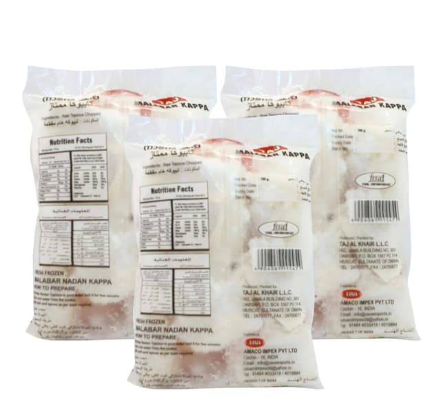 Taj Malabar Tapioca Value Pack 3 X 700 G
