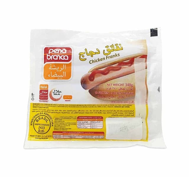 Pena Branca Chicken Franks 4 X 340 G