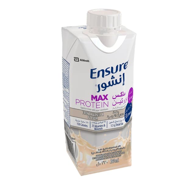 Ensure Max Protein French Vanila Flavor Nutrition Shake Value Pack 330 Ml