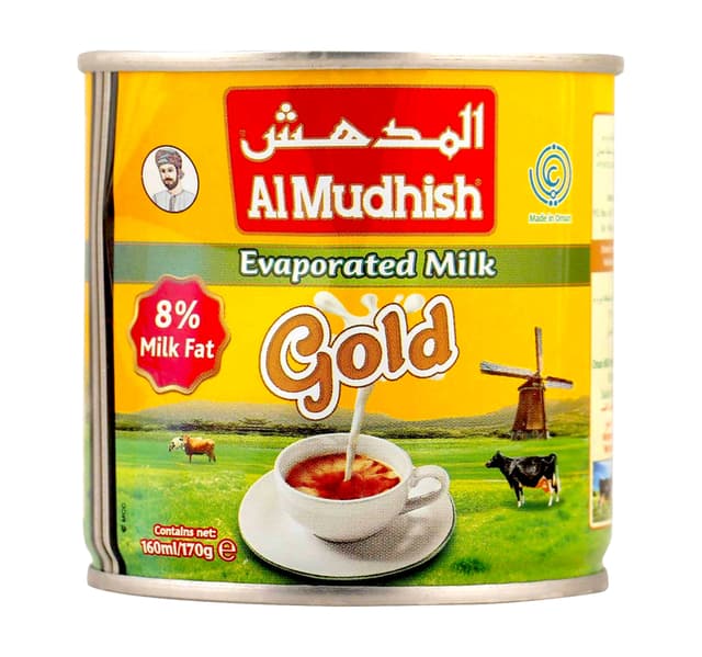 Al Mudhish Gold Evaporated Milk 170 G 45 3