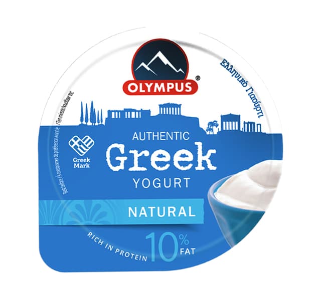Olympus Strained Natural Greek Yogurt 10 Fat 150 G