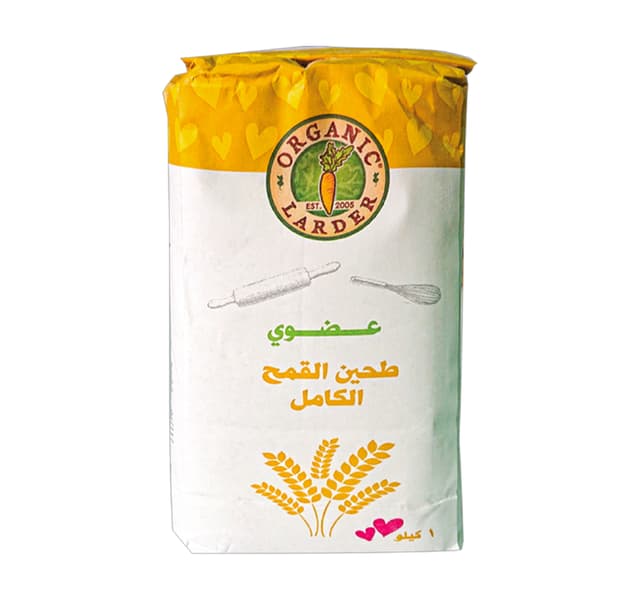 Organic Larder Whole Grain Wheat Flour 1 Kg