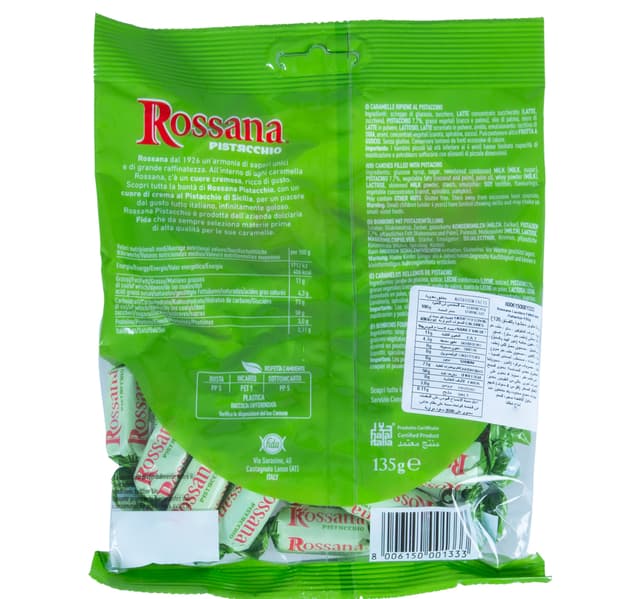 Rossana Pistacchio Di Sicilia Candy 135 G