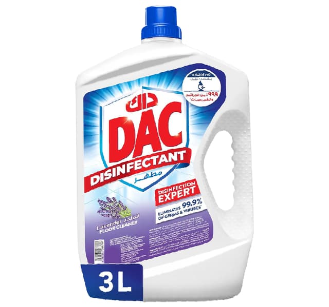 Dac Disinfectant Lavender 3 Litres + Rose 3 Litres