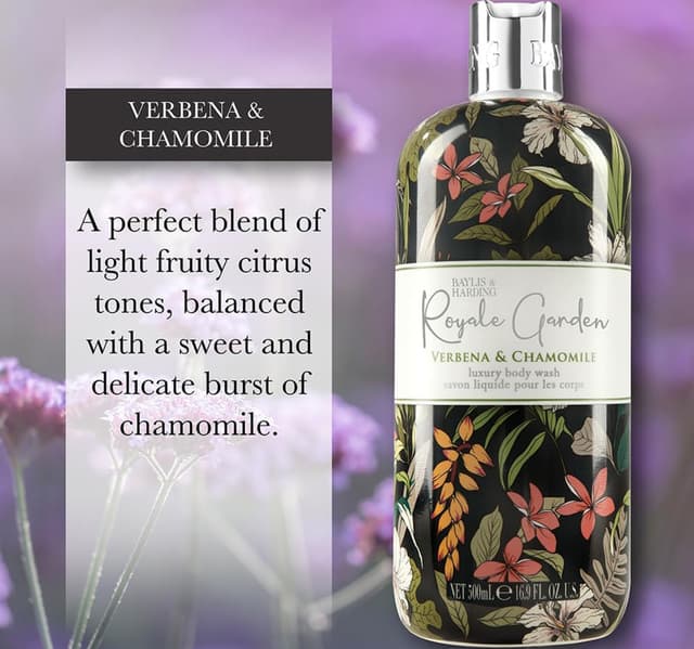 Baylis Hardling Royale Garden Verbena Chamomile Body Wash 500 Ml