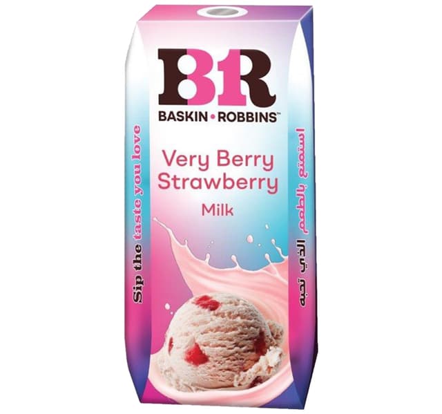 Baskin Robbins Very Berry Strawberry Milk 180 Ml
