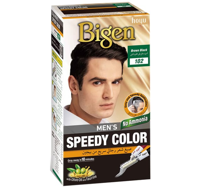 Bigen Mens Speedy Color Brown Black 102 1 Pkt