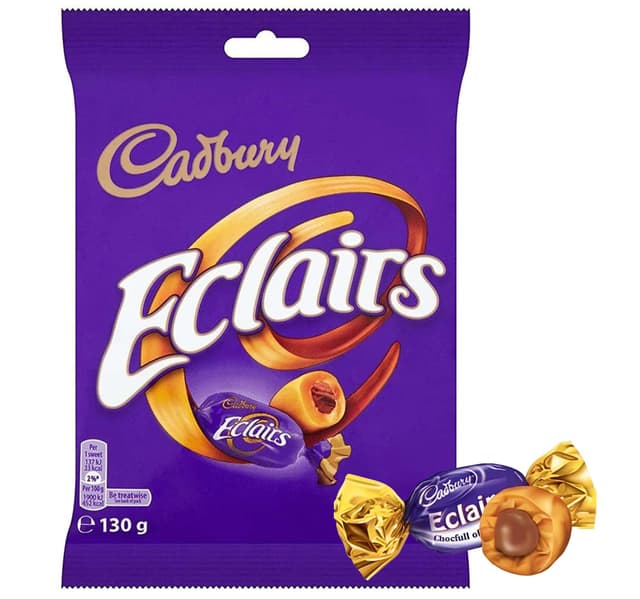 Cadbury Eclairs Classic Milk Chocolate 130 G