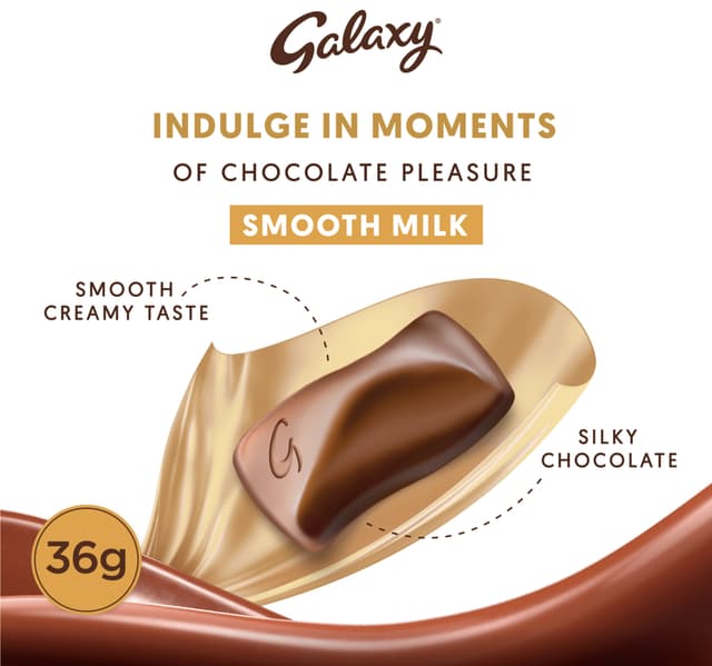Galaxy Smooth Milk Chocolate 36 G