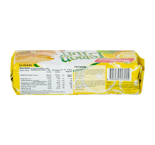 Maliban Lemon Puff With Lemon Cream Biscuit 200 G