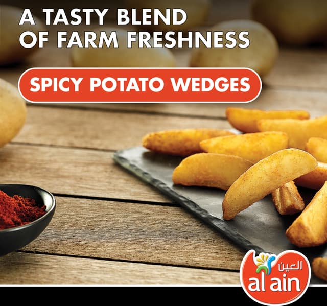 Al Ain Wedges Cut French Fries 750 G