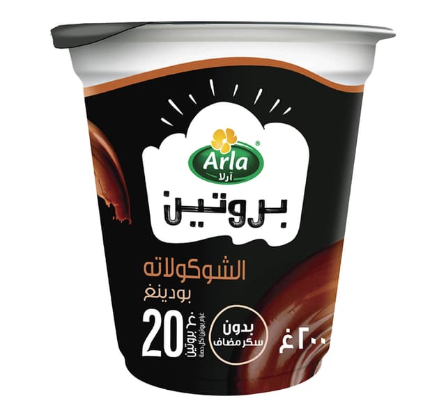 Arla Protein No Added Sugar Chocolate Pudding 200 G
