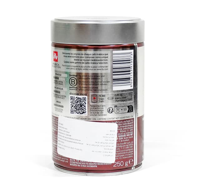 Illy Arabica Selection Guatemala Coffee Bean 250 G