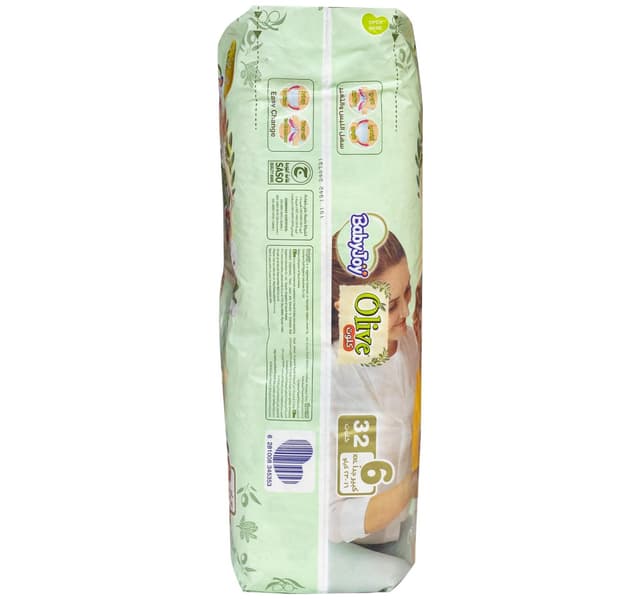 Baby Joy Diaper Pants With Olive Size 6 16 23 Kg 32 Pcs