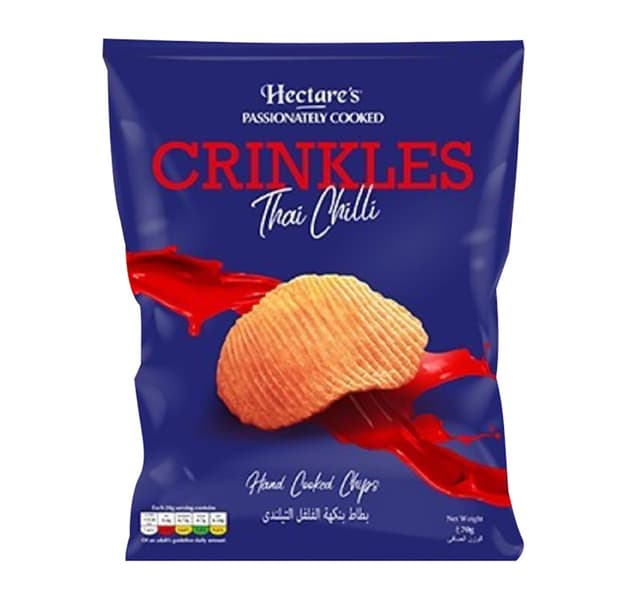 Hectare S Thai Chilli Crinkles Hand Cooked Chips 70 G