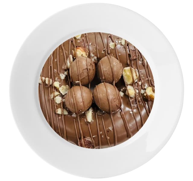 Choco Honeycomb Ring Doughnut 1 Pc