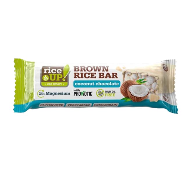Rice Up Brown Rice Bar Coconut Chocolate 18 G