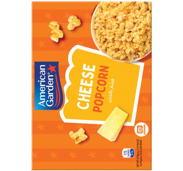 American Garden Gluten Free Microwave Cheese Popcorn 273 G