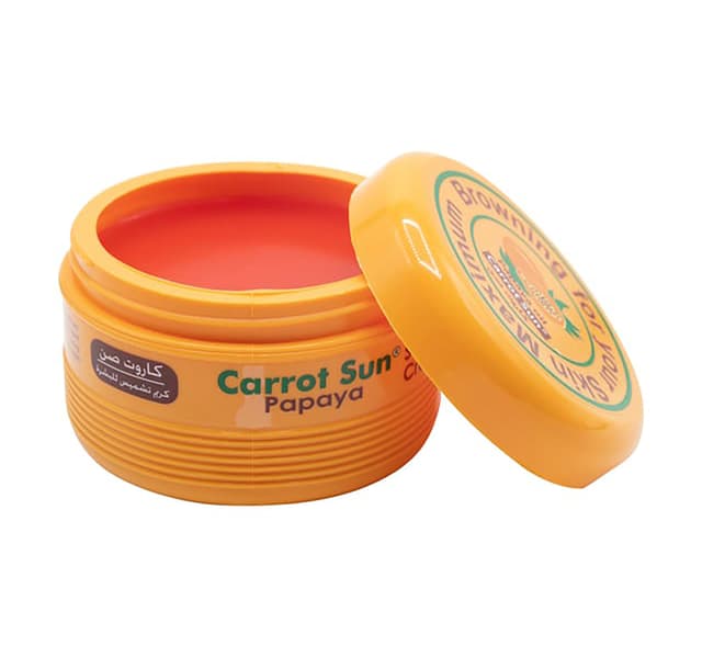Carrot Sun Maximum Browning For Your Skin Papaya Sun Cream 350 Ml