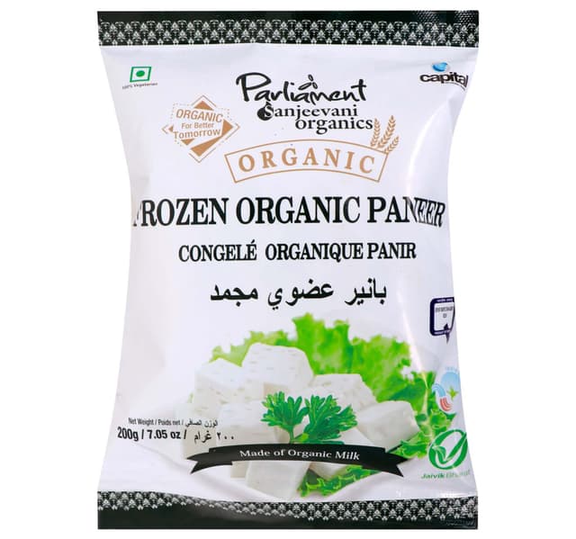 Parliament Frozen Organic Paneer 200 g