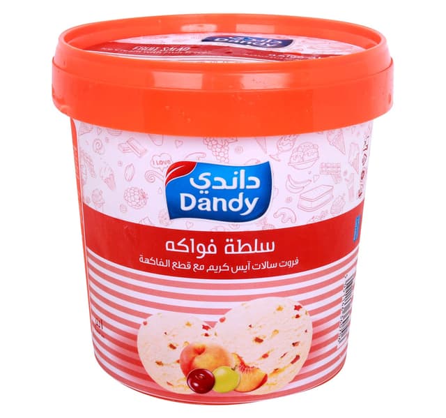 Dandy Fruit Salad Ice Cream With Fruit Pieces 1 Litre