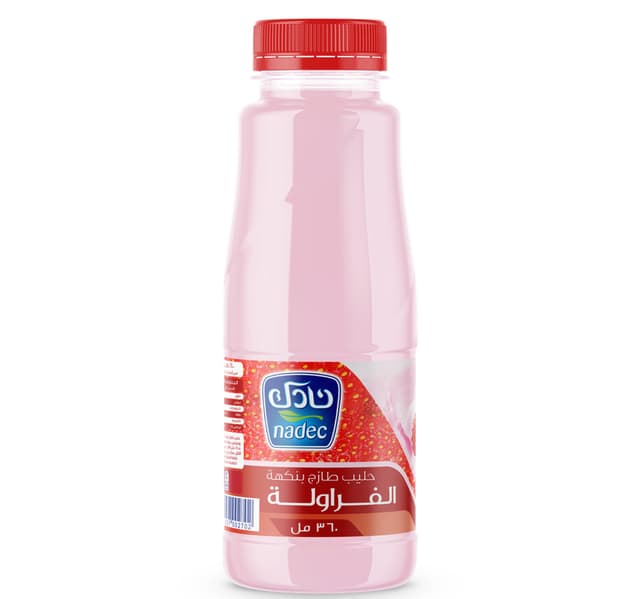 Nadec Flavoured Milk Strawberry 360 Ml