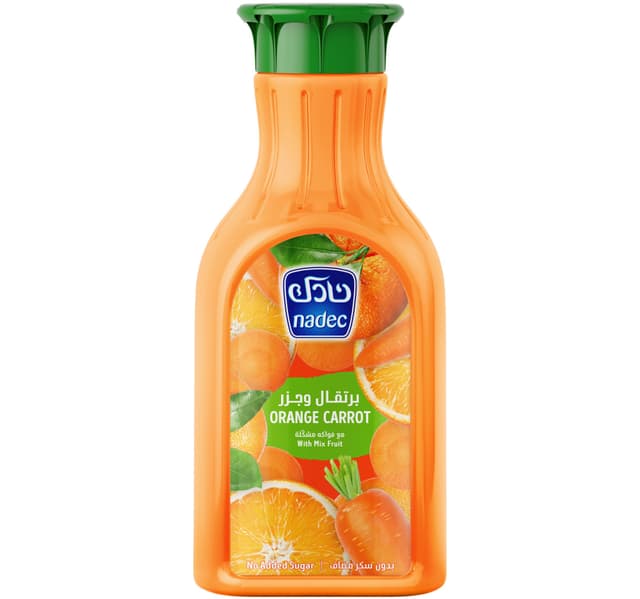 Nadec No Added Sugar Orange Carrot With Mix Fruit Juice 1 3 Litres