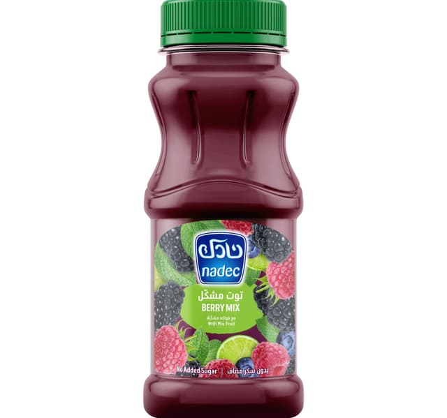 Nadec No Added Sugar Berry Mix With Mix Fruit Juice 180 Ml