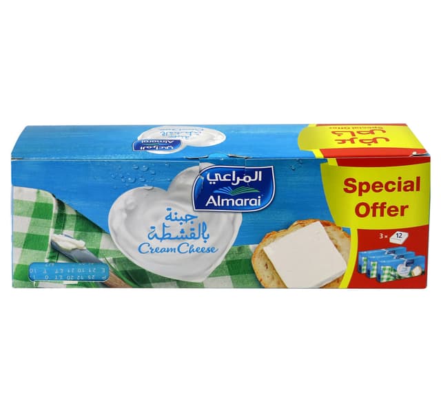 Almarai Cream Cheese Value Pack 3 X 216 G