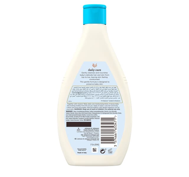 Aveeno Baby Daily Care Hair Body Wash 400 Ml