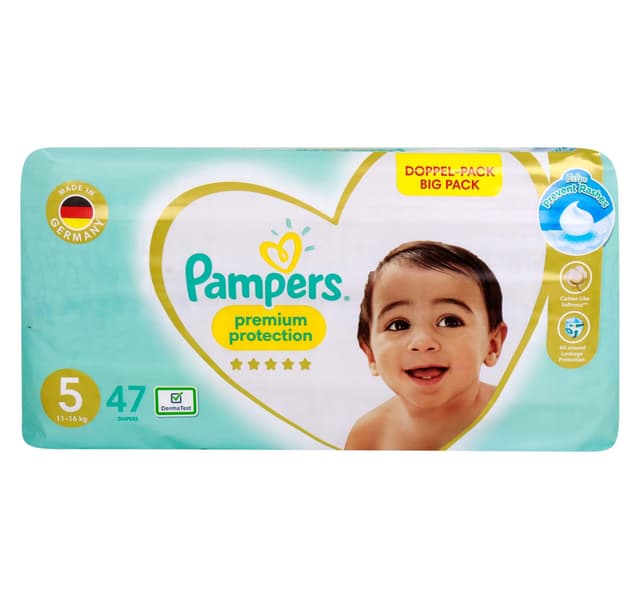 Pampers Premium Protection Diaper Size 5 (11-16 kg) 47 pcs