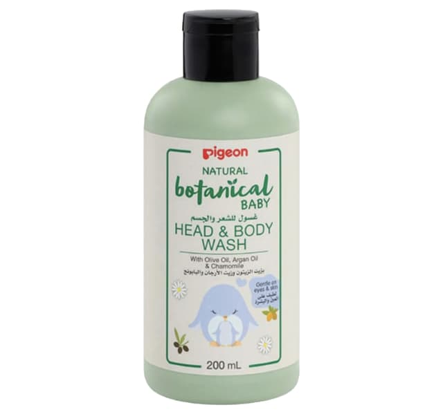Pigeon Natural Botanical Baby Head Body Wash Value Pack 2 X 200 Ml