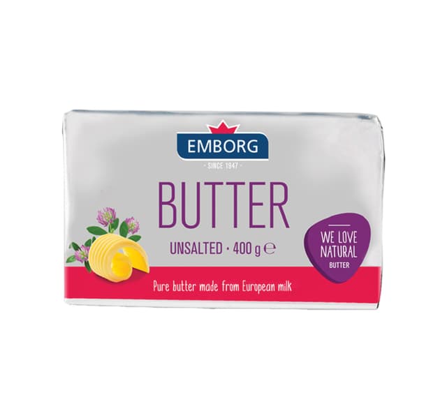 Emborg Butter Unsalted 400 G