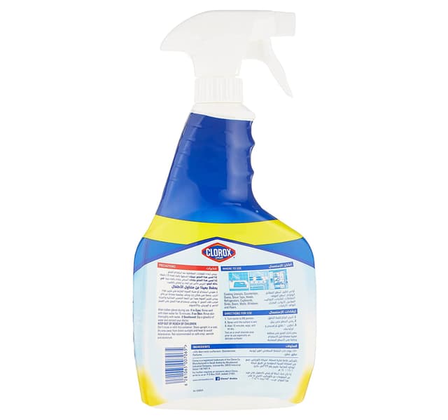 Clorox Kitchen Spray Cleaner Lemon Bleach Free 750 ml