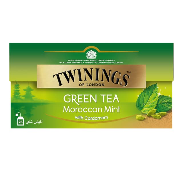 Twinings Moroccan Mint With Cardamom Green Tea 25 Teabags
