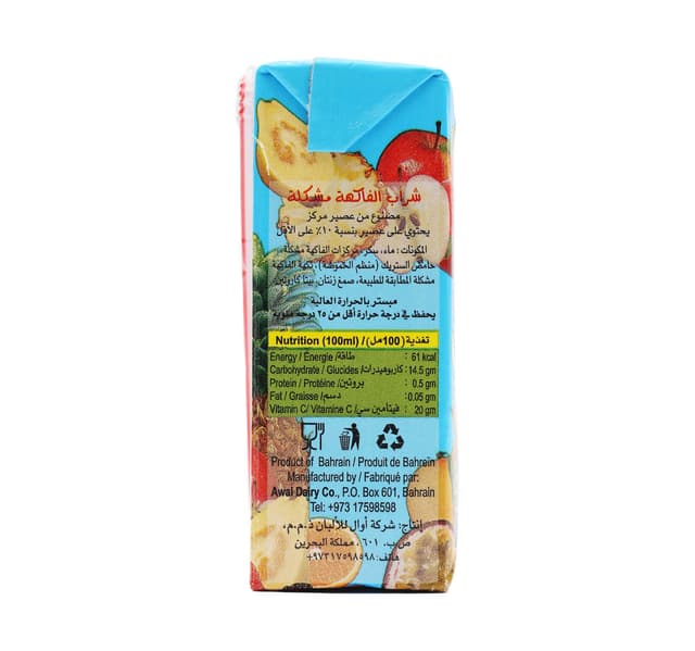 Awal Mixed Fruit Junior Drink 125 Ml
