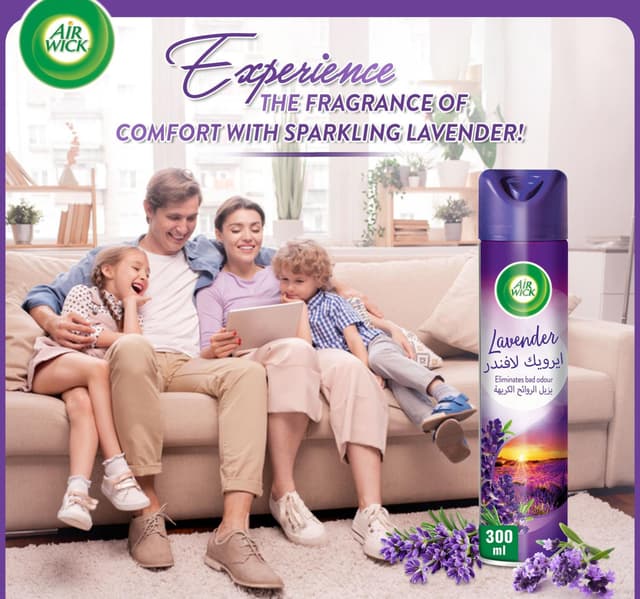 Air Wick Air Freshener Lavender Scent 3 X 300 Ml