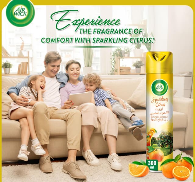 Air Wick Air Freshener Sparkling Citrus Scent 300 ml