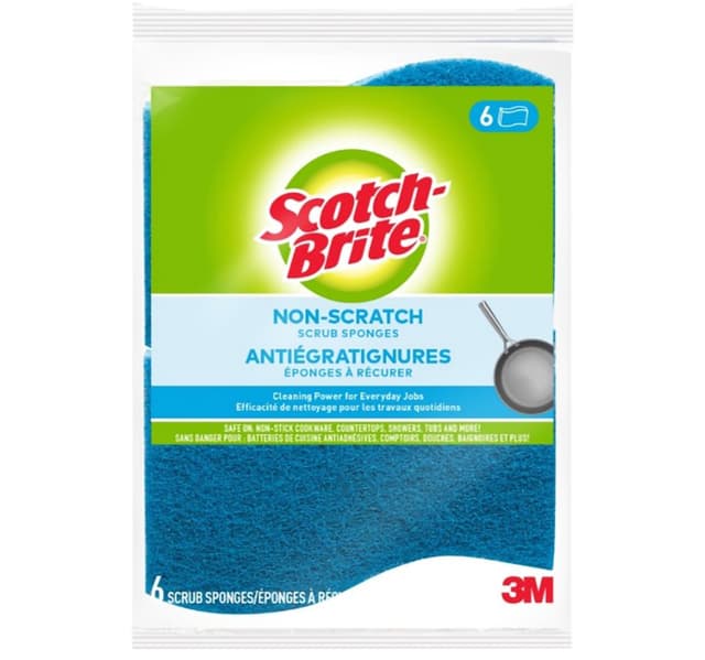 Scotch Brite Non Scratch Scrub Sponge 6 Pcs