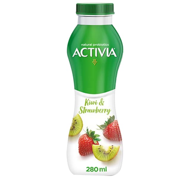 Activia Go Drinkable Yoghurt Kiwi Strawberry 280 Ml