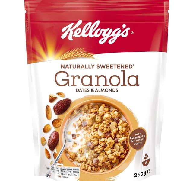 Kellogg S Granola Dates Almonds 250 G