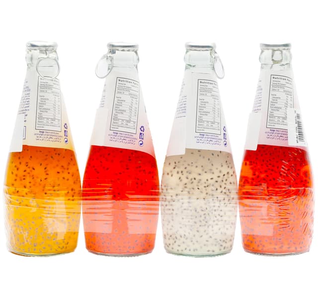 Pure Cool Basil Seed Drink Assorted 4 X 290 Ml